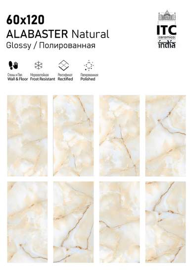 Фото 2 Коллекция Alabaster 60x120 (Itc India)