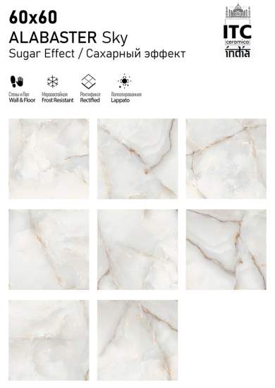 Фото 4 Коллекция Alabaster 60x60 (Itc India)