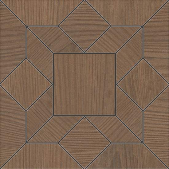 Дартмут Декор мозаичный коричневый SG175-005 20х20