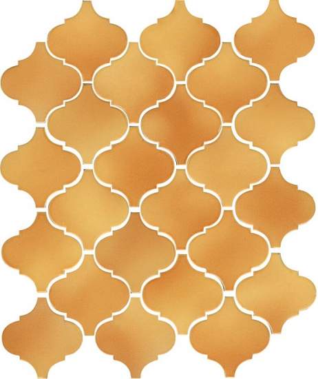 Мозаика Арабески Майолика желтая 26x30