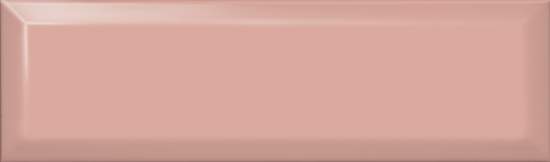 Керамическая плитка Аккорд розовая светлая грань 28.5x8.5