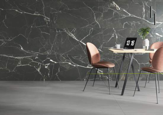 Vitra SilkMarble Порто Неро R9 60x60 - керамическая плитка и керамогранит