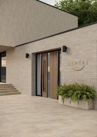 Ceramika Paradyz Eremite Crema Klinkier Struktura 30x60 - керамическая плитка и керамогранит