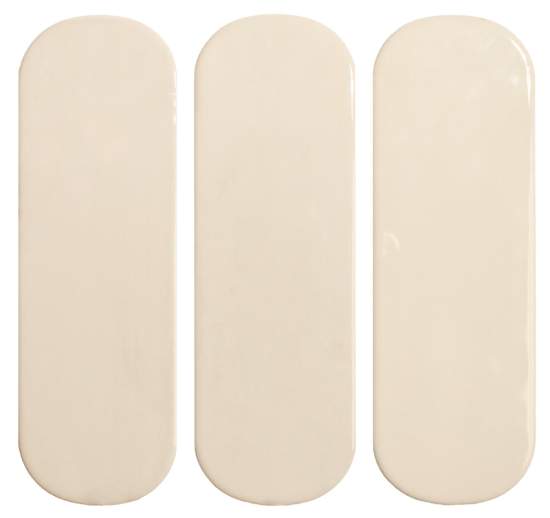 Плитка DNA Calema Oval White Gloss 5,2х16 (85 шт/0,712 м2)