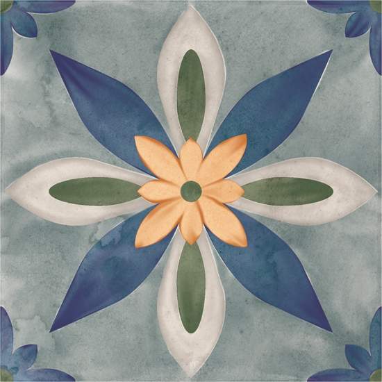 Керамогранит Nanda Tiles Veranda Belia 15x15 (0,5)