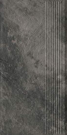 Ступень Ceramika Paradyz Ardis Dark Stopnica Prosta Struktura Mat B1a 30x60 (1,44)