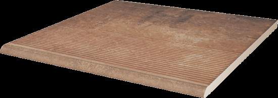 Ступень Ceramika Paradyz Scandiano Rosso stopnica prosta B1a 30x30 (1,17)