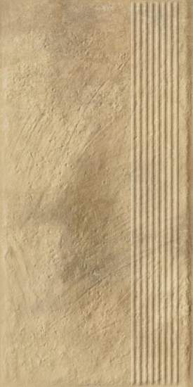 Ступень Ceramika Paradyz Eremite Beige Stopnica Prosta Struktura Mat B1a 30x60 (1,44)