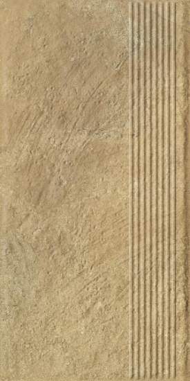 Ступень Ceramika Paradyz Eremite Sand Stopnica Prosta Struktura Mat B1a 30x60 (1,44)