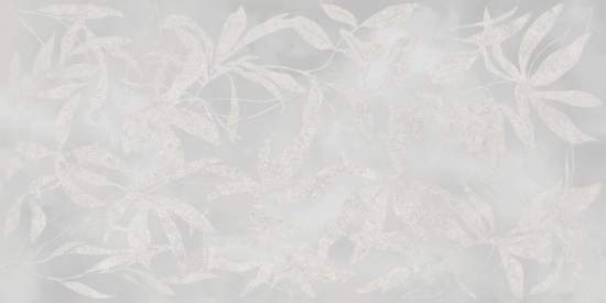 Керамогранит Vitra ArtWall Цветы Серый Матовый 60x120 (1,44)