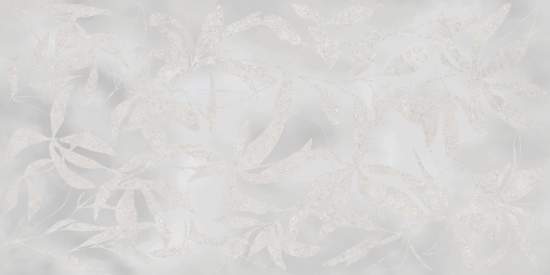 Керамогранит Vitra ArtWall Цветы Серый Матовый 60x120 (1,44)