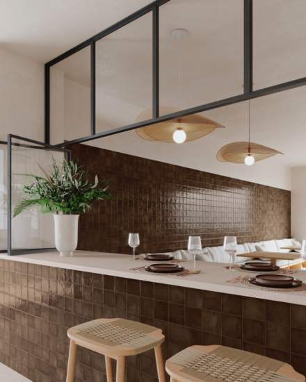 Керамогранит Gayafores Deco Amaris Plus Cocoa 32x62,5 (1,00)