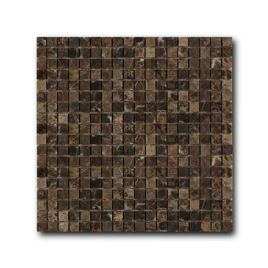 Art natura 15x15 Marble Mosaic Dark Imperador 30,5x30,5 - керамическая плитка и керамогранит