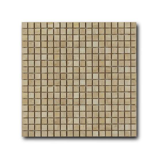 15x15 Marble Mosaic Travertino Classico 305x305