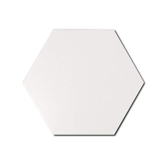Hexatile Blanco Mate 17.5x20