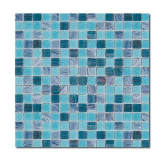 Смесь стеклянной мозаики 2x2 Aquatica Paradise R+ сетка 327x327