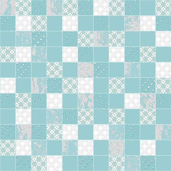 AltaCera Rainfall Mosaic Aquamarine DW7MSC16 30,5x30,5 - керамическая плитка и керамогранит