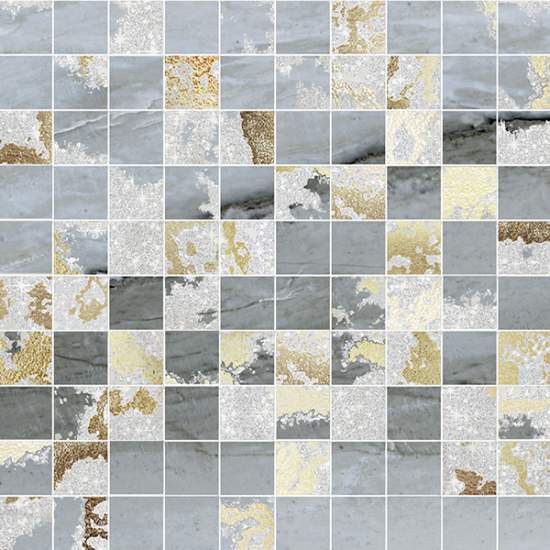 Mosaico Q. Solitaire Blu Mix 29,7х29,7 (Р) (6шт)