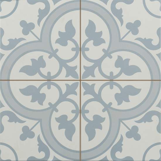 Etili Seramik  LEDBURY Powder Blue Pre-cut 45x45 (уп. 1,62 кв2/8 шт) -керамическая плитка и керамогранит