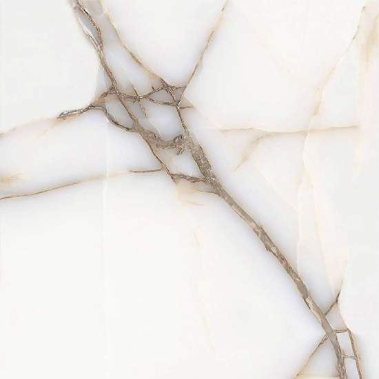 Itc India  MOON Onyx White Glossy 60x60 (уп. 1,44 кв2/4 шт) -керамическая плитка и керамогранит