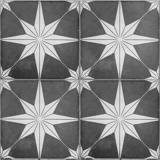 Etili Seramik  SCINTILLA Night Black Pre-cut 45x45 (уп. 1,62 кв2/8 шт) -керамическая плитка и керамогранит