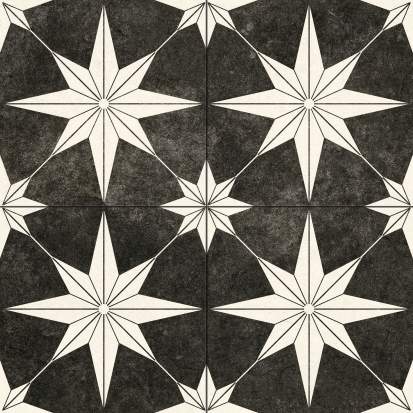 Navarti  STAR Antic Black Pre. 45x45 (уп. 1,22 кв2/6 шт) -керамическая плитка и керамогранит