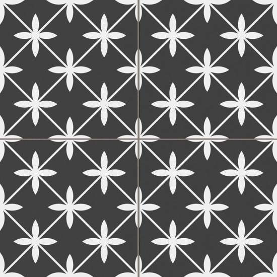 Prissmacer  STAR Black Pre. 45x45 (уп. 1,22 кв2/6 шт) -керамическая плитка и керамогранит